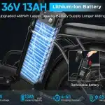 Samebike CY20PRO Osszecsukhato Elektromos kerekpar 09