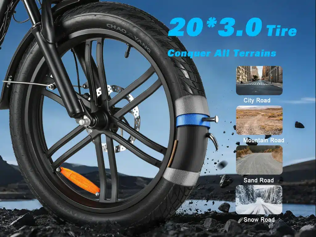 Samebike CY20PRO Osszecsukhato Elektromos kerekpar 10