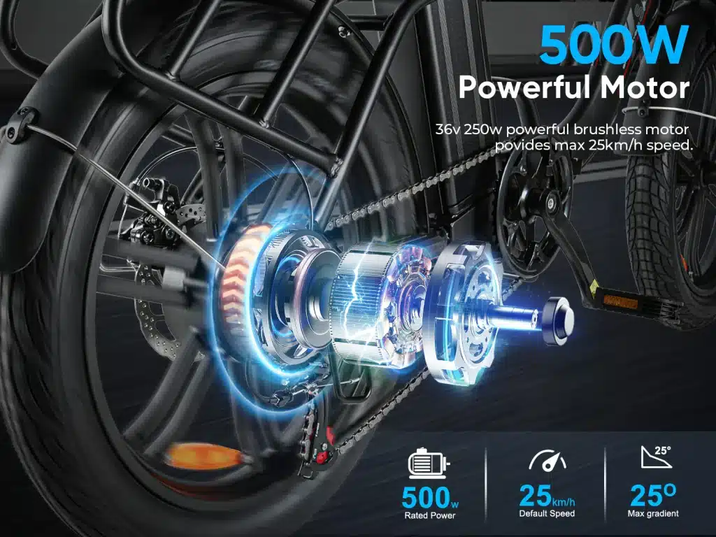Samebike CY20PRO Osszecsukhato Elektromos kerekpar 38