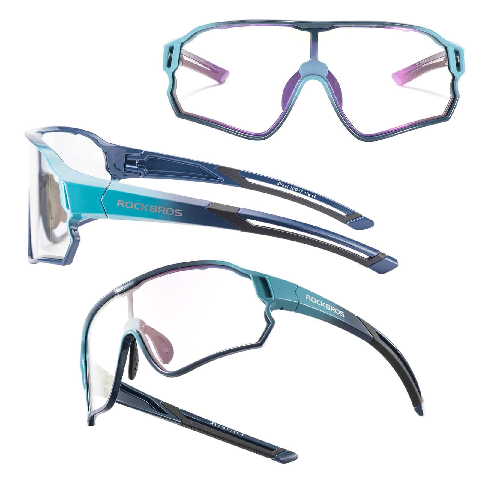 Selbsttönende Fahrradbrille für Kinder mit UV400 S 38e761db9b29