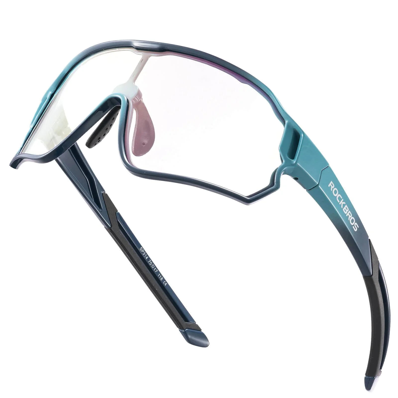 Selbsttönende Fahrradbrille für Kinder mit UV400 S a5685ec75a08