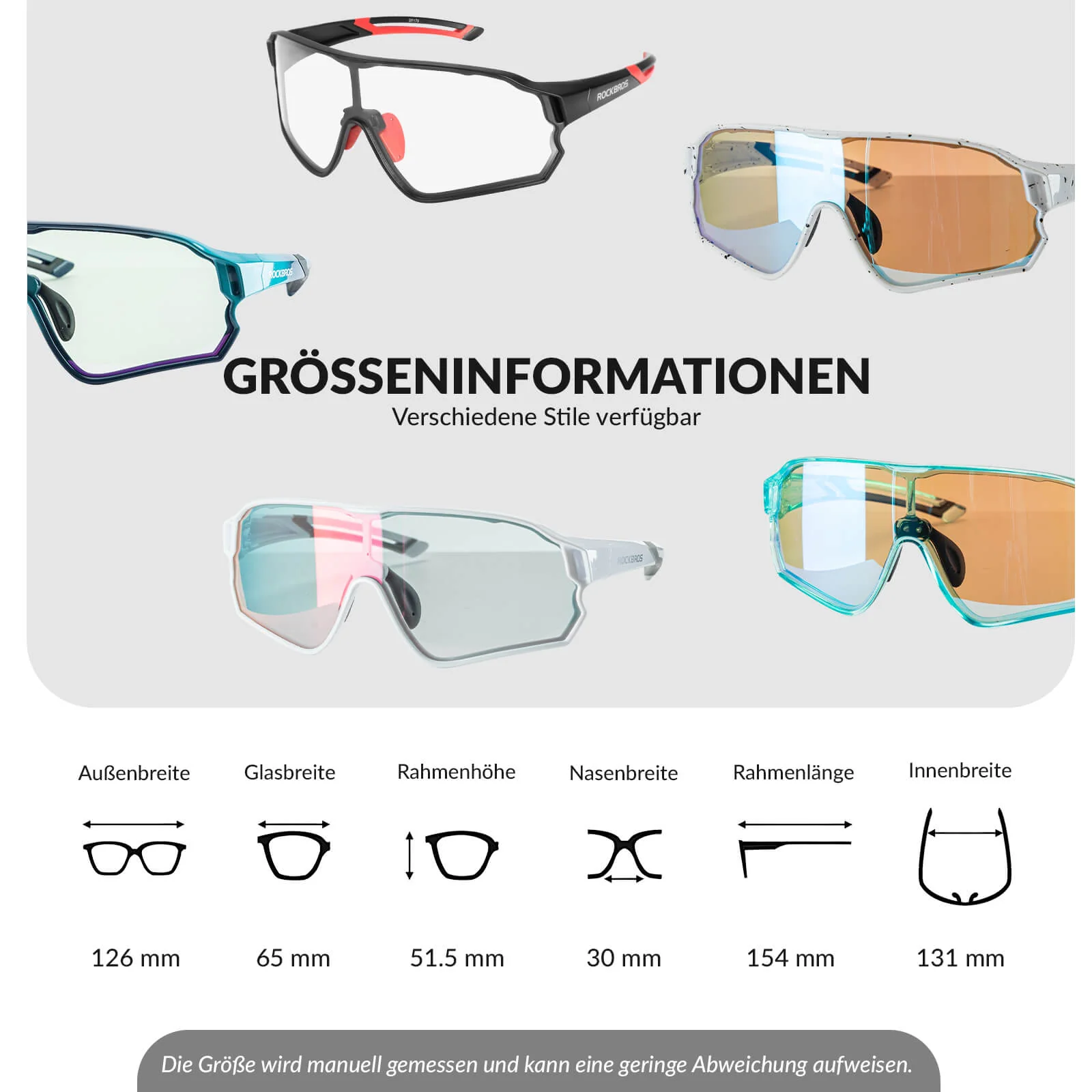 Selbsttönende Fahrradbrille für Kinder mit UV400 S b881a641bffd