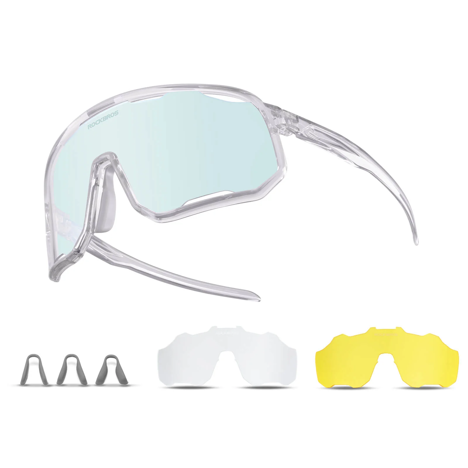 Selbsttönende Unisex Fahrradbrille mit Wechsel Nas 6d06e725210b