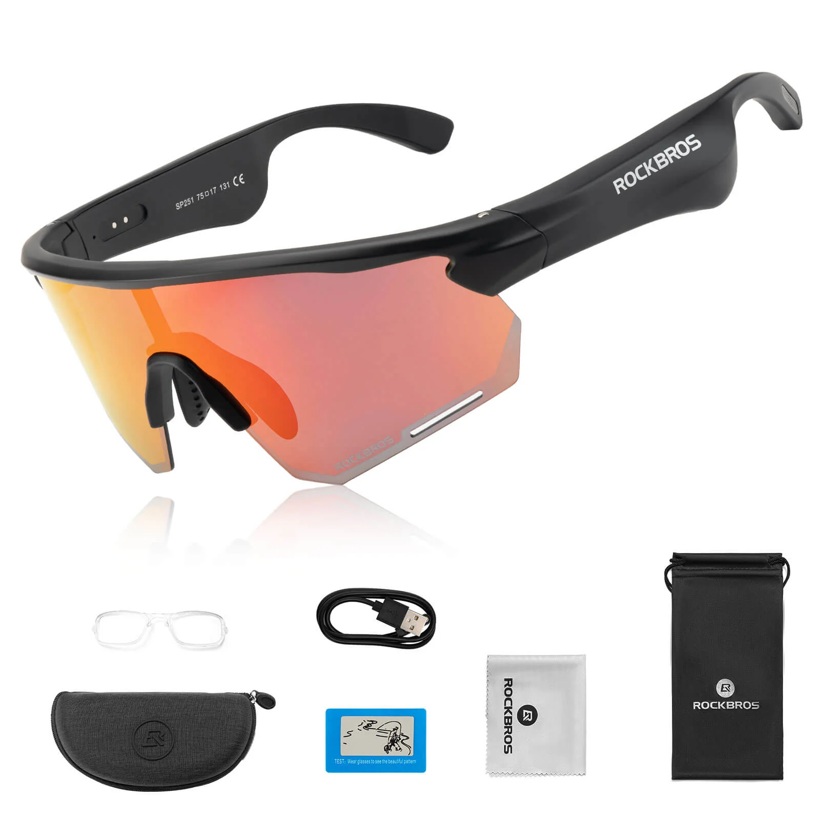 Smarte Fahrradbrille mit Bluetooth  Elektronisch   21c9156f557e