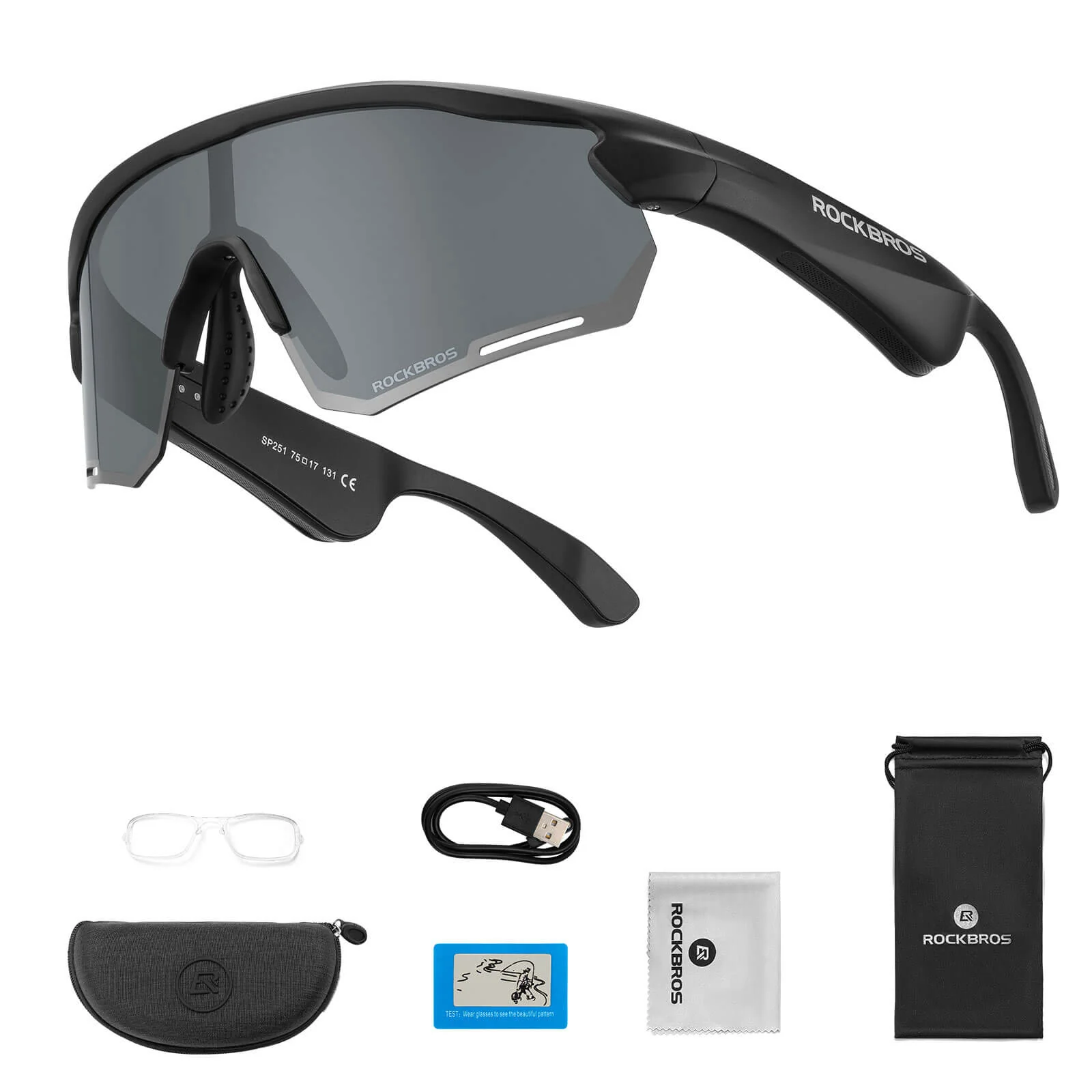 Smarte Fahrradbrille mit Bluetooth  Elektronisch   8d3e379b9d90