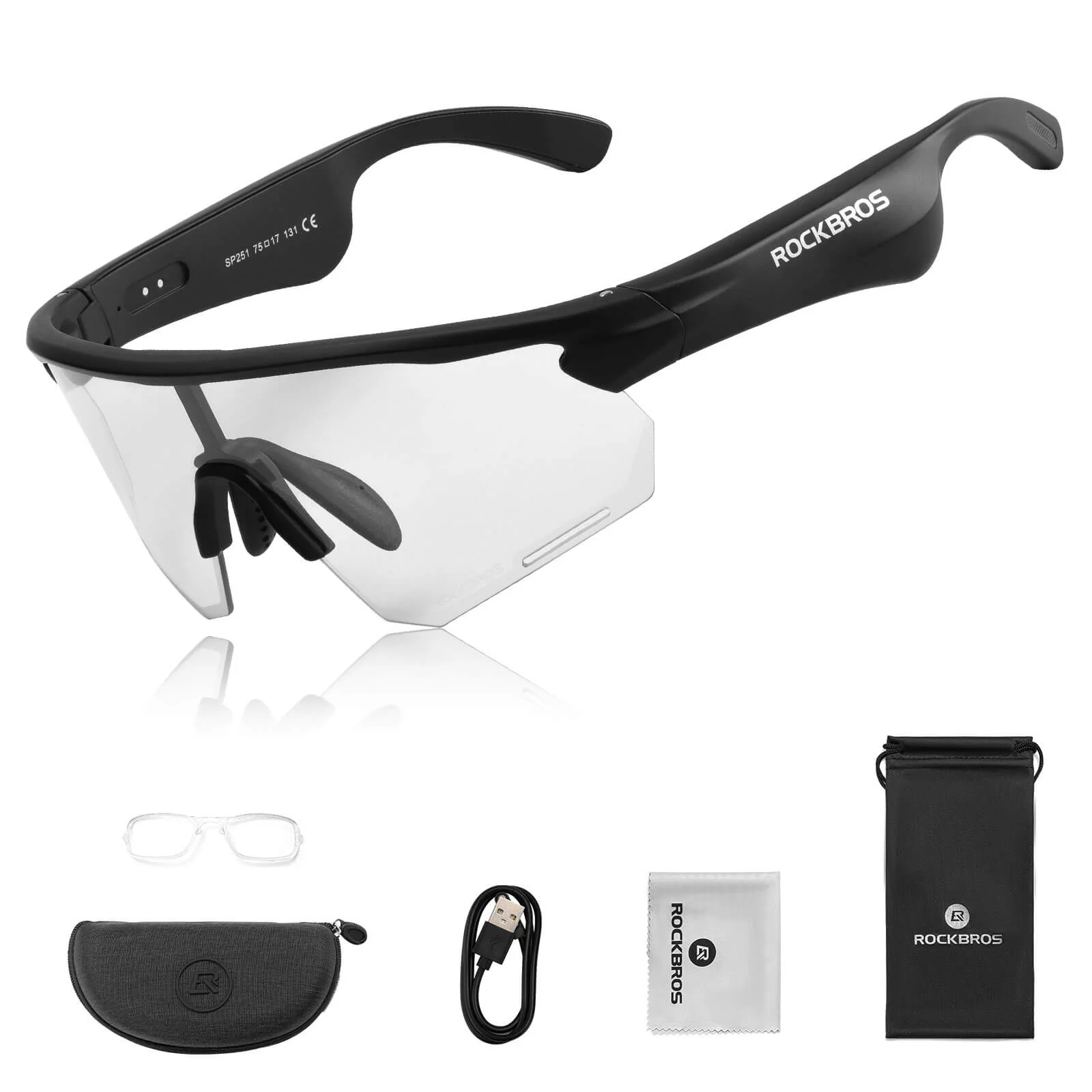 Smarte Fahrradbrille mit Bluetooth  Elektronisch   a07257082a57