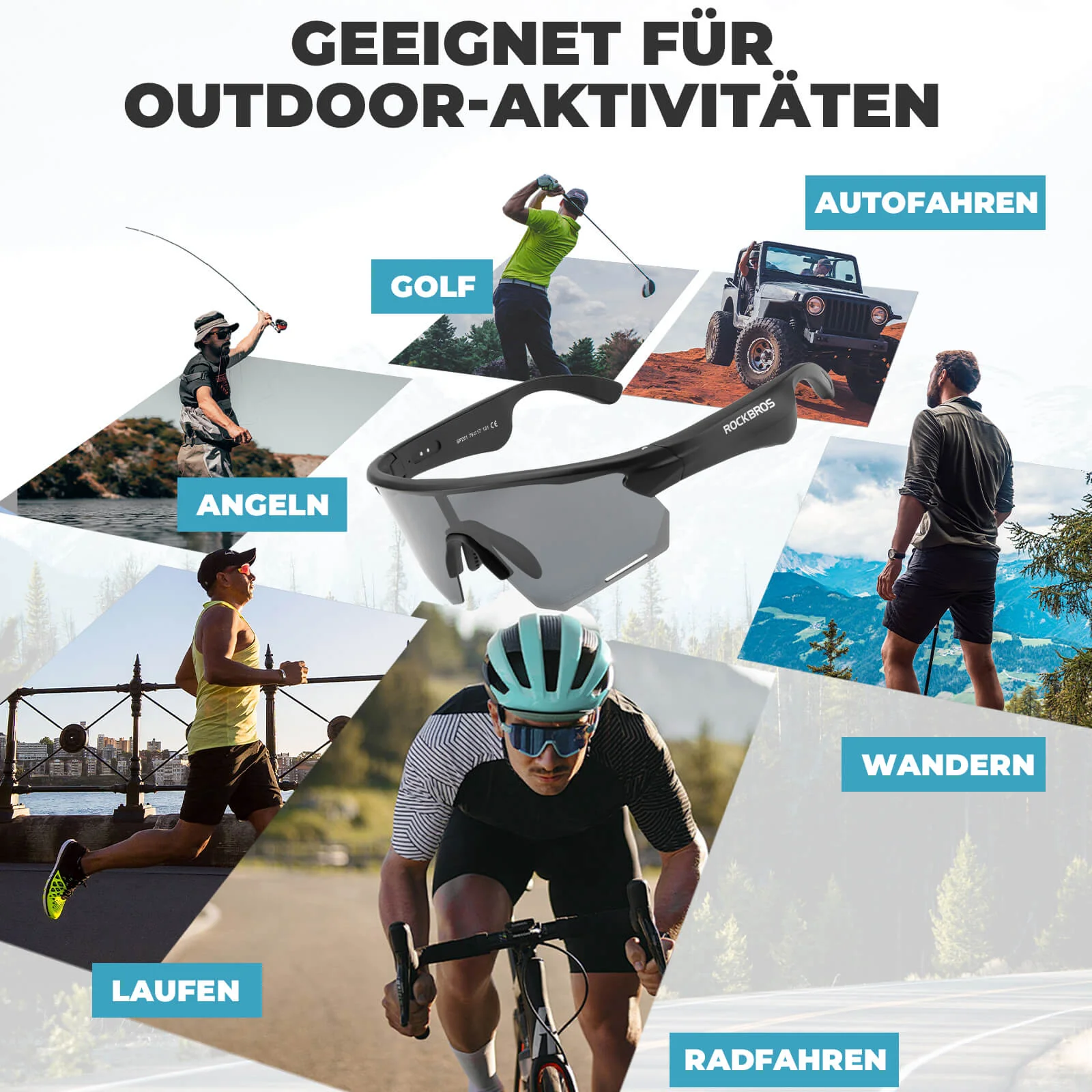 Smarte Fahrradbrille mit Bluetooth  Elektronisch   d40ef1521bb1