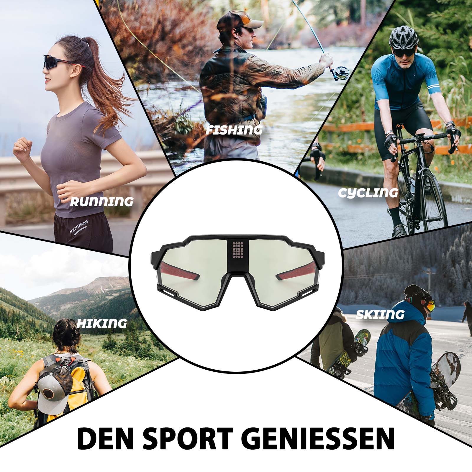 Smarte Radbrille mit Elektronischer Verdunkelung  dc3816988e0d