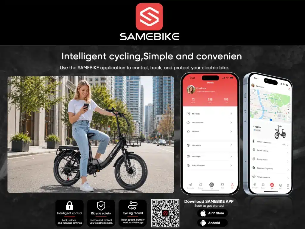 Samebike CY20PRO P Elektromos Kerekpar 008